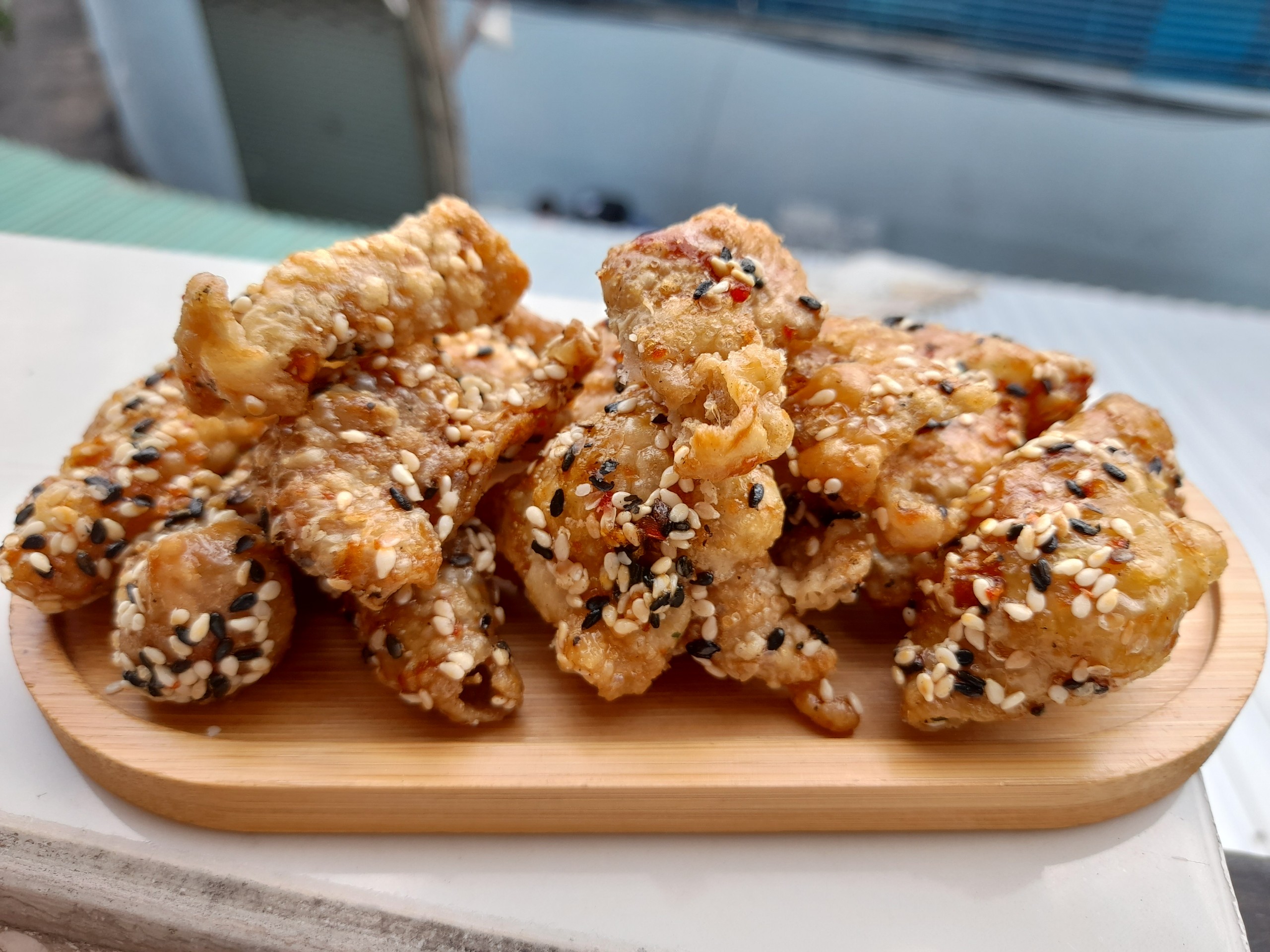 200G DA GÀ SẤY GIÒN SỐT CHANH DÂY