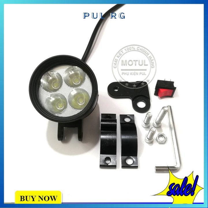 Đèn trợ sáng l4 ngắn 3 chế độ tặng kèm công tắc