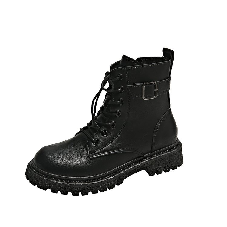 Vshoes bốt martin hợp thời trang cho nữ bốt ngắn mẫu mỏng đế dày dễ phối bốt martin cho nữ