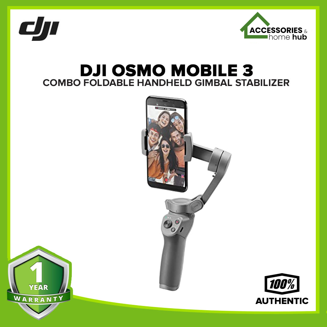 DJI Osmo Mobile 3 [OM3] Mobile 3 Combo Foldable Handheld Gimbal Stabilizer  | Lazada PH