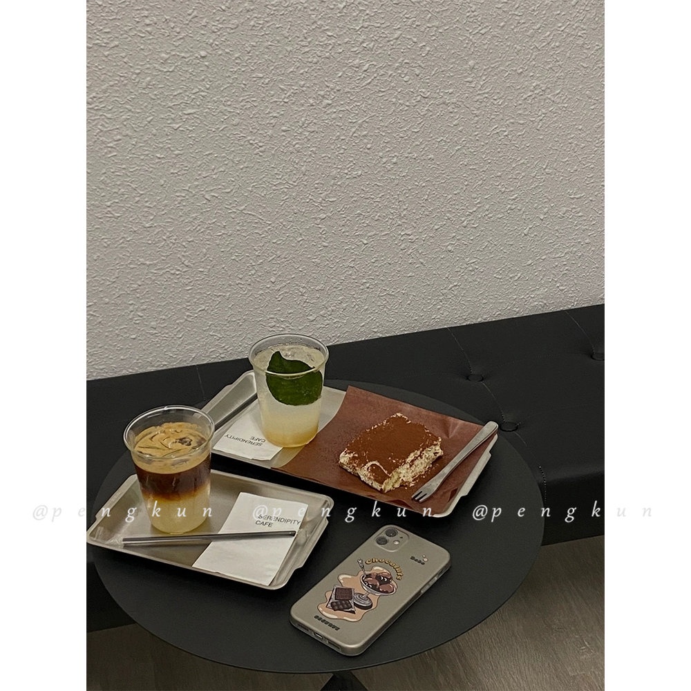 Industrial grade stainless steel rectangular coffee/tea tray