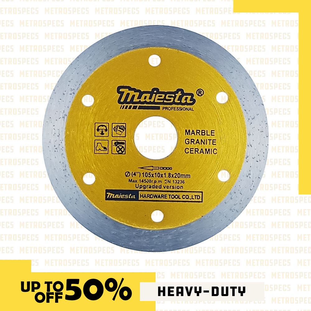 Majesta Upgraded Version Diamond Cutting Disc For Tiles And Concrete Continuous Rim Lazada Ph