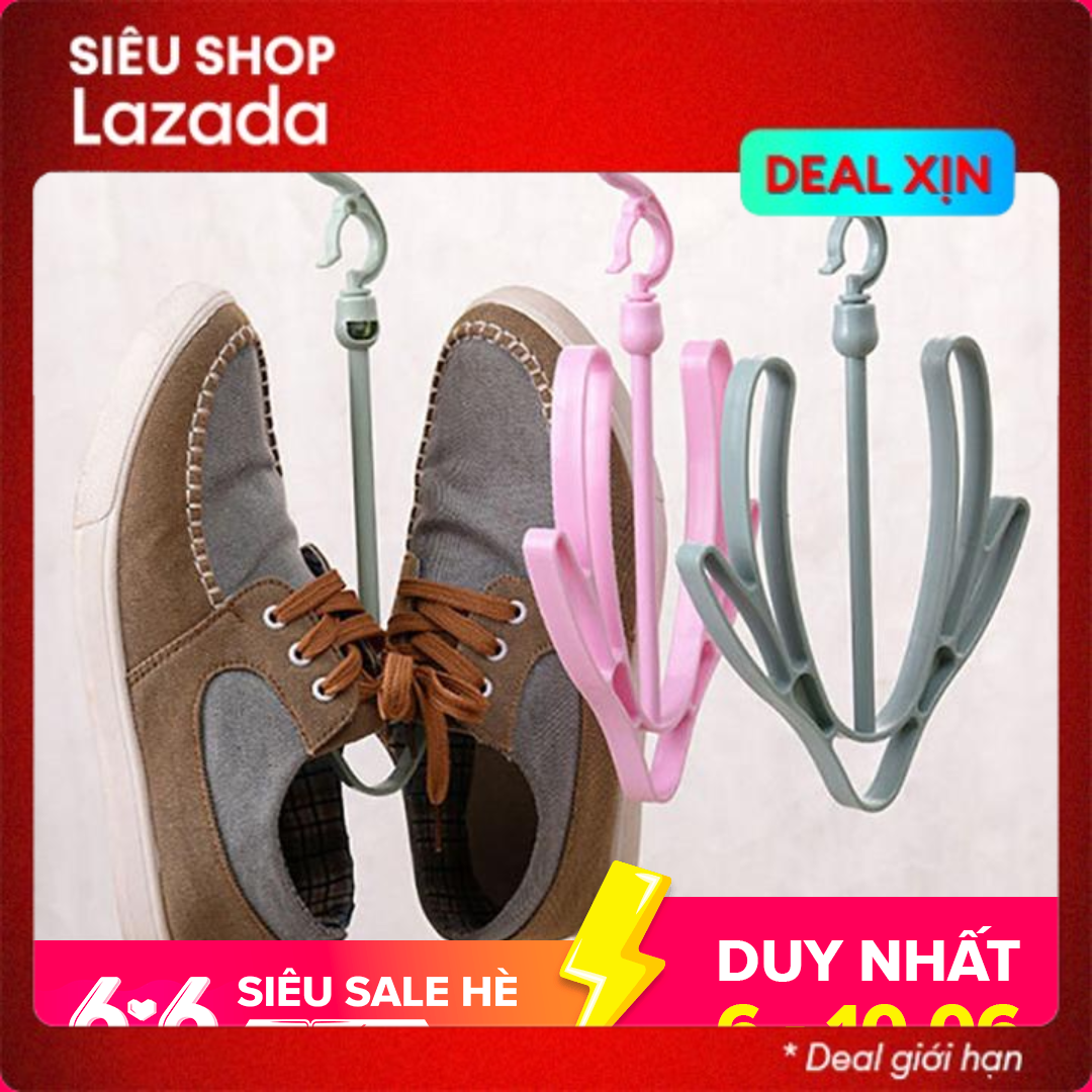 Móc treo giày đa năng móc phơi giày thông minh 360 độ, móc treo giày, móc treo