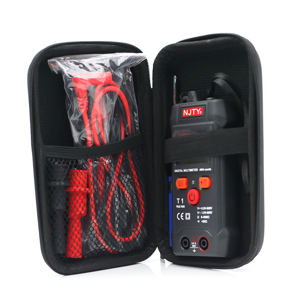 Quick Multimeter Box Digital Multimeter Bag Tools Bag Test Leads Storage Box Portable ...