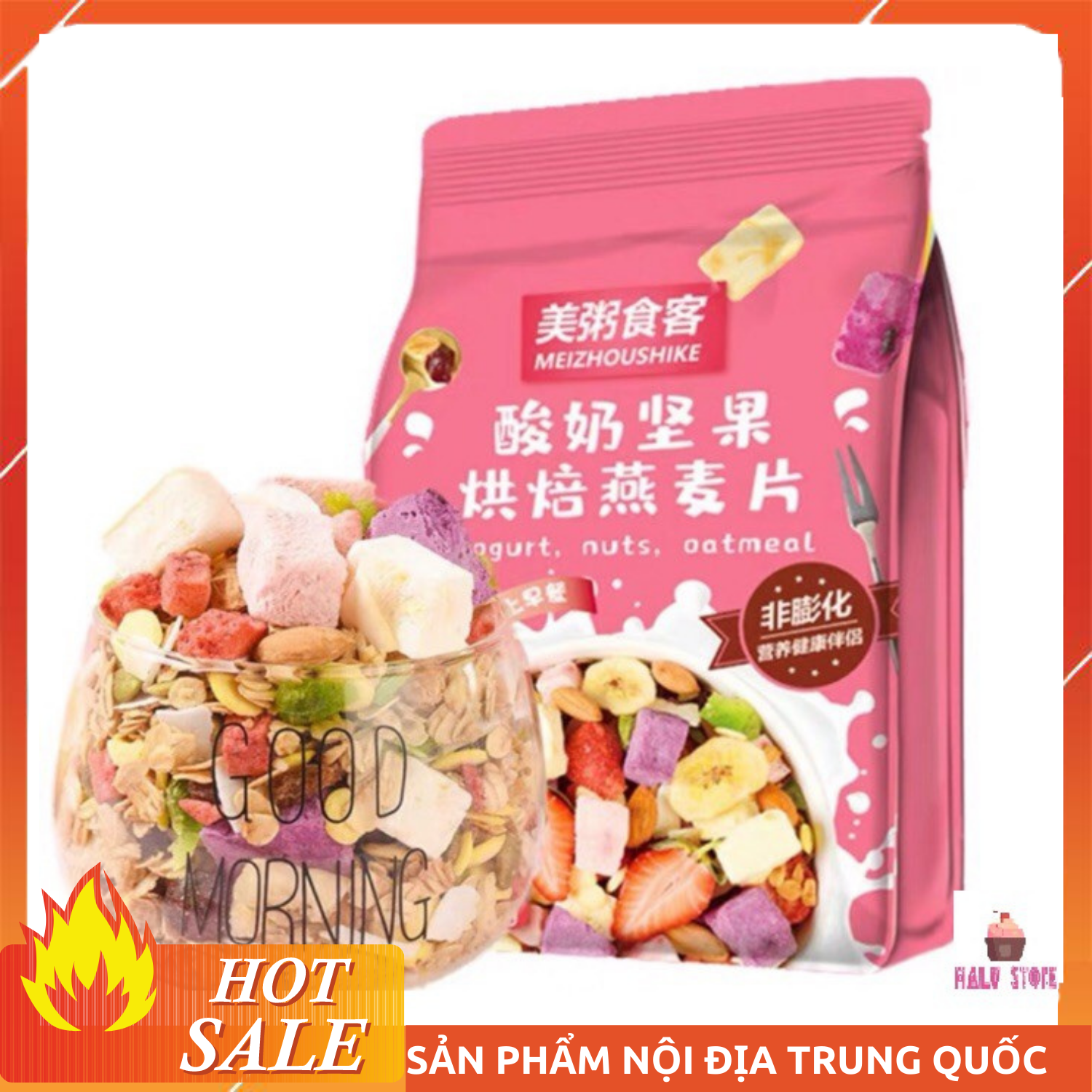 Ngũ cốc sữa chua ăn kiêng gói 400g
