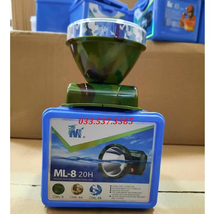 Đèn pin mini, đèn pin led đội đầu ML8 siêu sáng