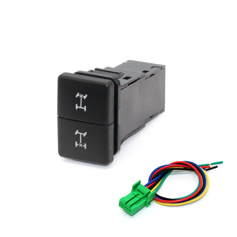 1pc Car Dual Key Switch Dual Switch Fog Lights Radar Power LED Headlight Switch Button for Mitsubishi Outlander L200 ASX 2020