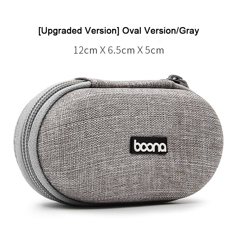 BAONA Túi Đựng Tai Nghe Bluetooth Hộp Đựng Sạc Cáp Dữ Liệu Điện Thoại Di Động Túi Bảo Vệ Tai Nghe EVA Đĩa U