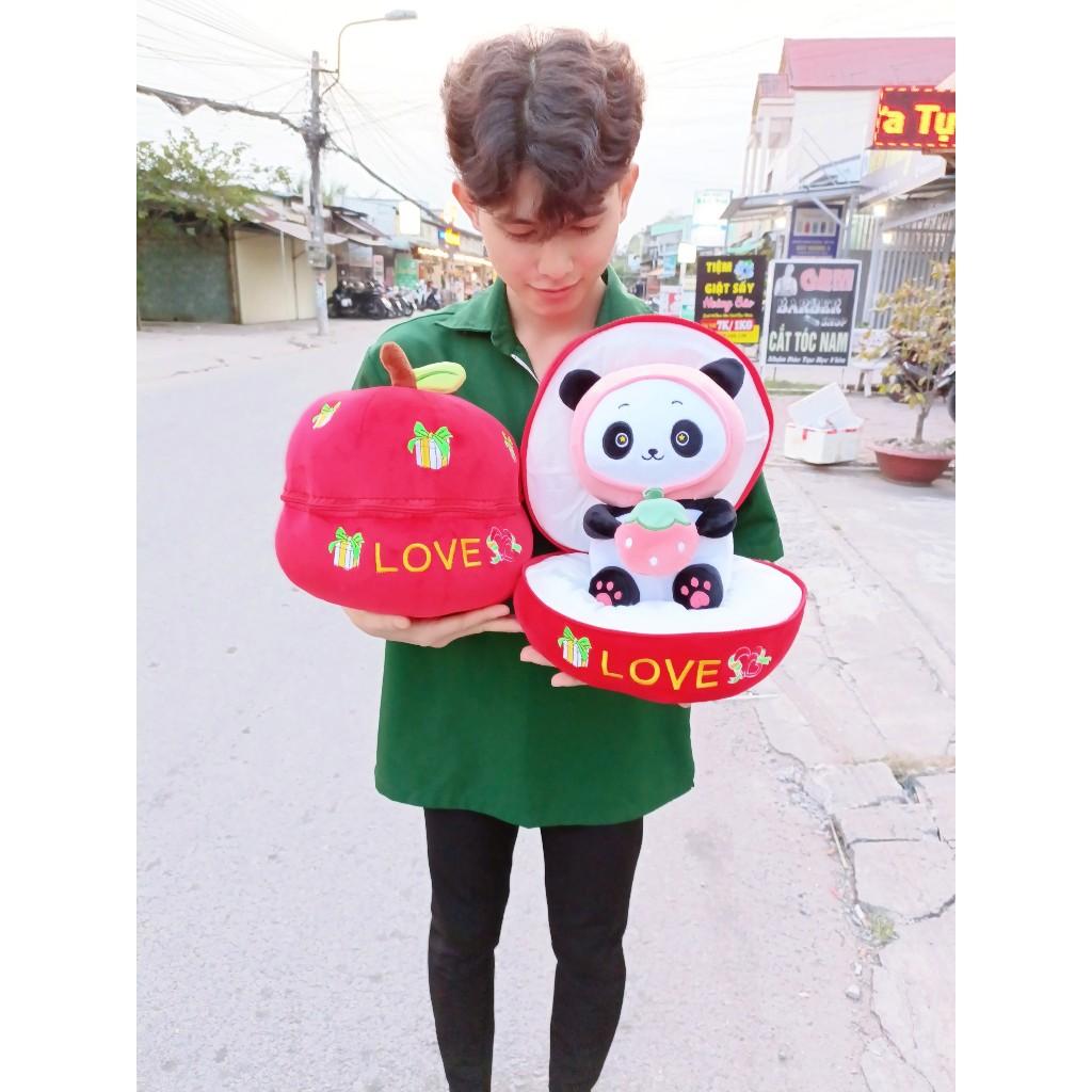 Comboo Gấu Bông Trong Trái Táo Độc Lạ