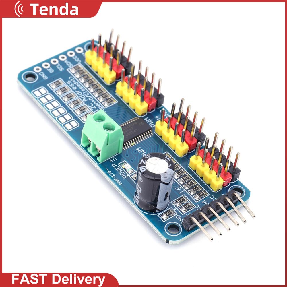 Pca9685 controller module iic interface 16 channel 12-bit pwm servo motor board module for arduino robot/ raspberry pi