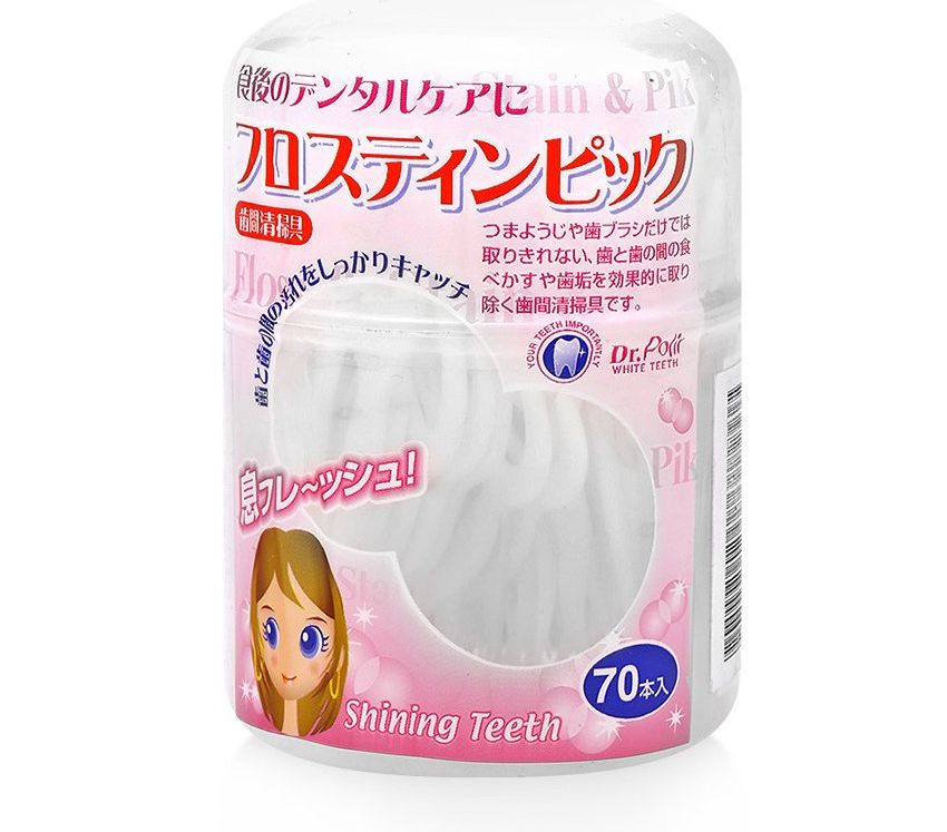 Tăm Chỉ Kẽ Răng Dr.Polir Okamura 70 Cây – Sạch Răng, Ngừa Mảng Bám