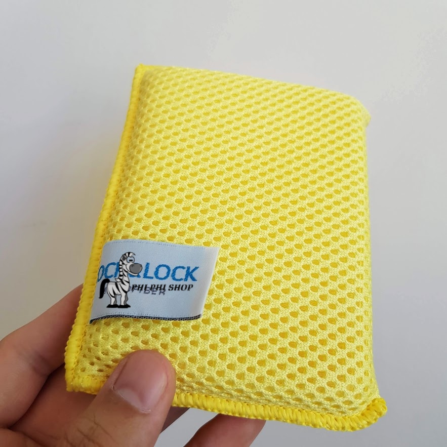 [HCM] Miếng rửa chén Lock&Lock Microfiber chùi rửa đa năng WEL028 WEL029