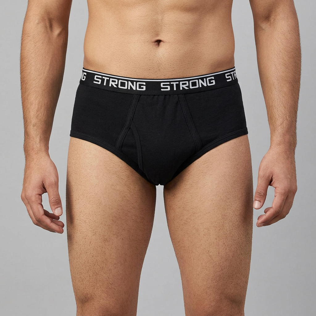 MENS PREMIUM QUALITY BRIEF UNDERWEAR 100% PURE COMBED COTTON AND COMFORTABLE