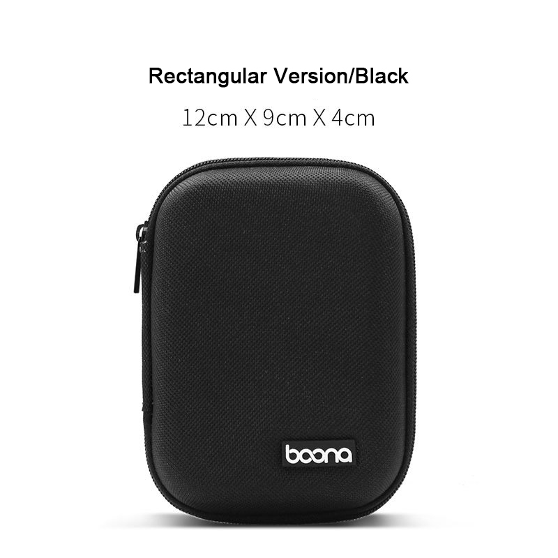 BAONA Túi Đựng Tai Nghe Bluetooth Hộp Đựng Sạc Cáp Dữ Liệu Điện Thoại Di Động Túi Bảo Vệ Tai Nghe EVA Đĩa U