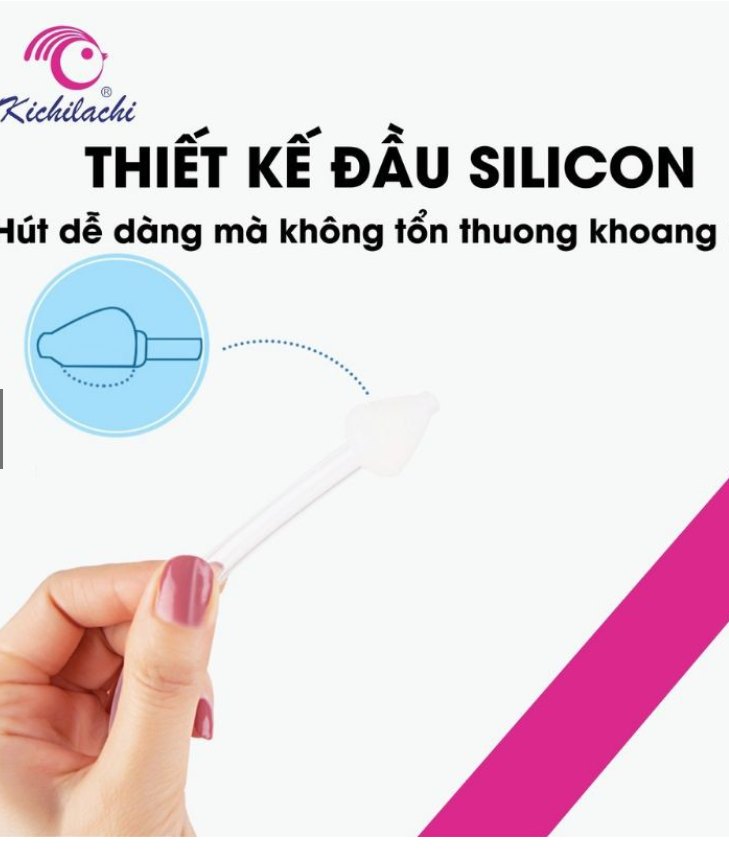 Hút mũi cong kichilachi đầu silicon mềm