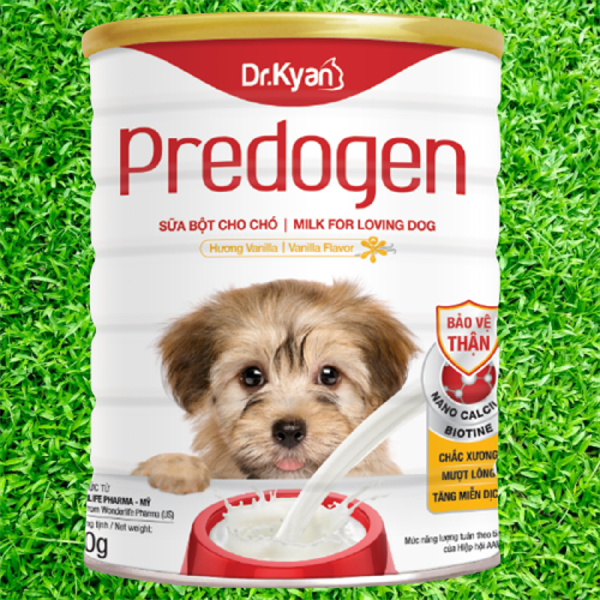 Dr.Kyan - sữa bột Predogen cho chó con - lon 400gr và hộp 110gr