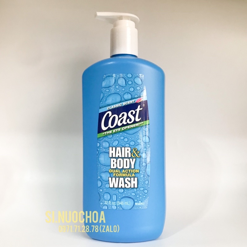 Sữa tắm coast 946ml của mỹ