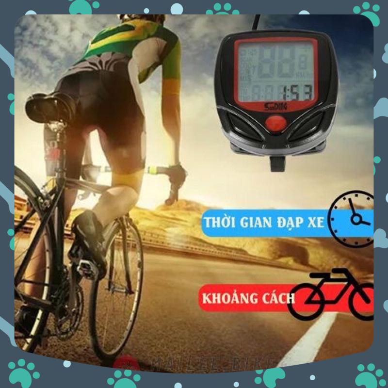 đồng hồ đo tốc độ xe đạp .