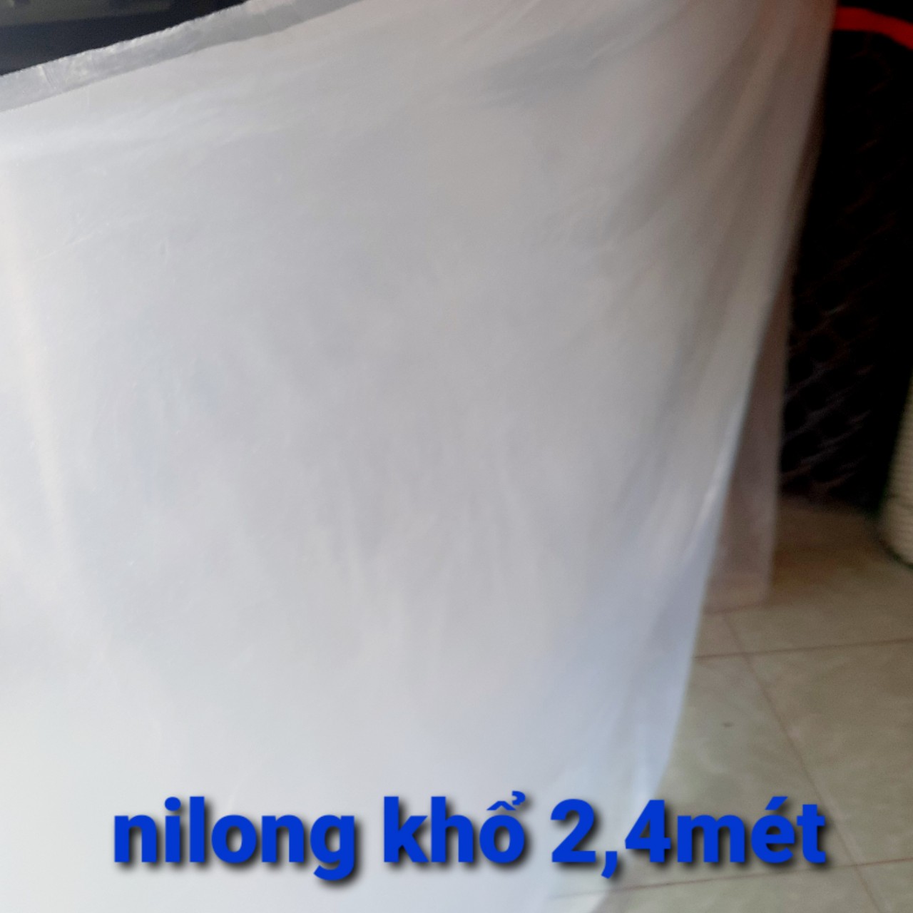 Combo 30 mét nilong che mạ loại đẹp khổ 2,4m, màng nilong che mưa cho rau màu loại đẹp