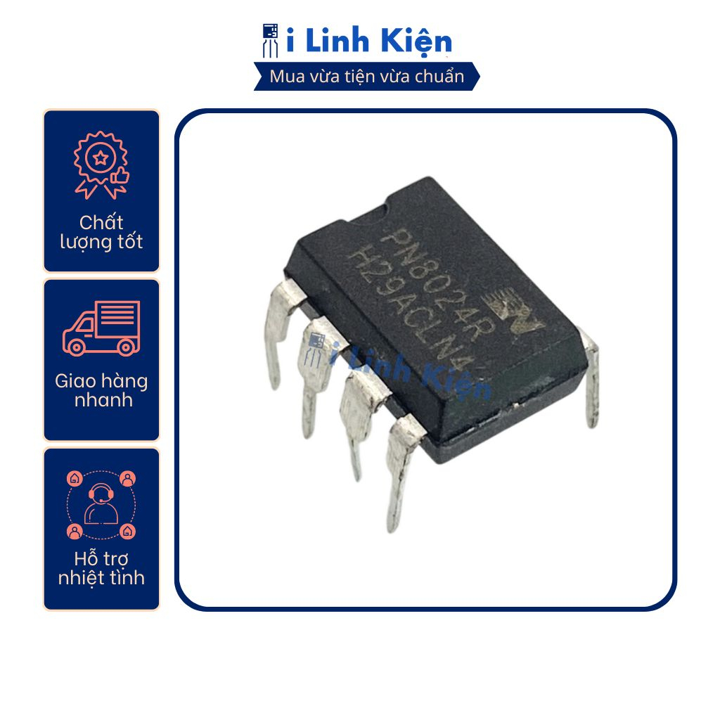 Ic nguồn pn8034c pc8024r dip-7 chính hãng chất lượng cao.