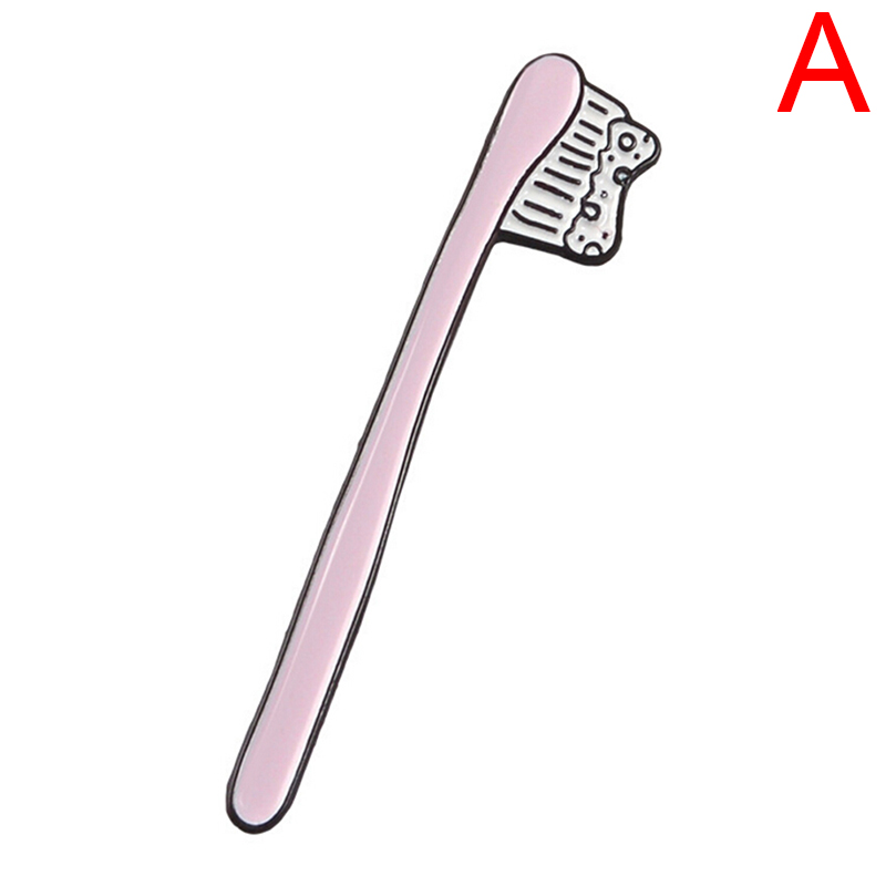 Toothbrush Pin 【Hongtai Store】1pcs To Do List Toothbrush Toothpaste Pin Smile Tooth ...