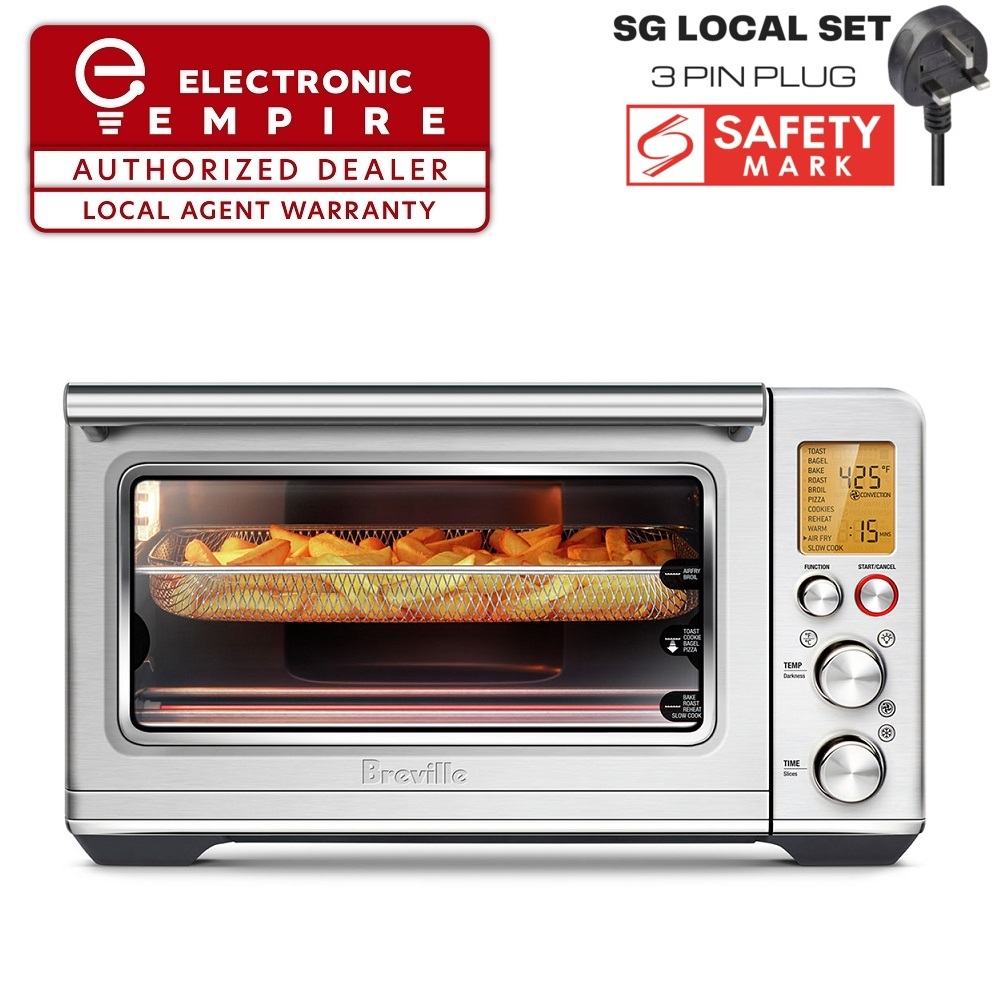 Breville BOV860 the Smart Oven with Air Fryer Function 22L 3 Pin Plug with Safety Mark 1 Year Breville Warranty Lazada Singapore