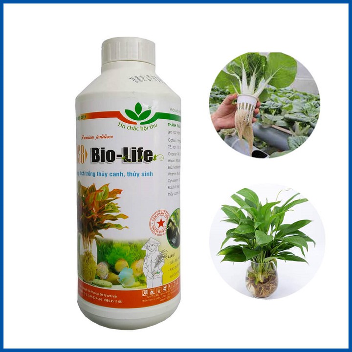 Dung Dịch Thủy Canh Trồng Rau, Thủy Sinh (1 Lít)