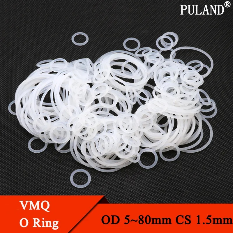 White rubber deals o rings