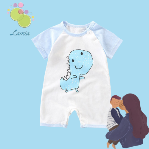 Body Cộc Tay Đáp Đũng Hè Cho Bé Sơ Sinh