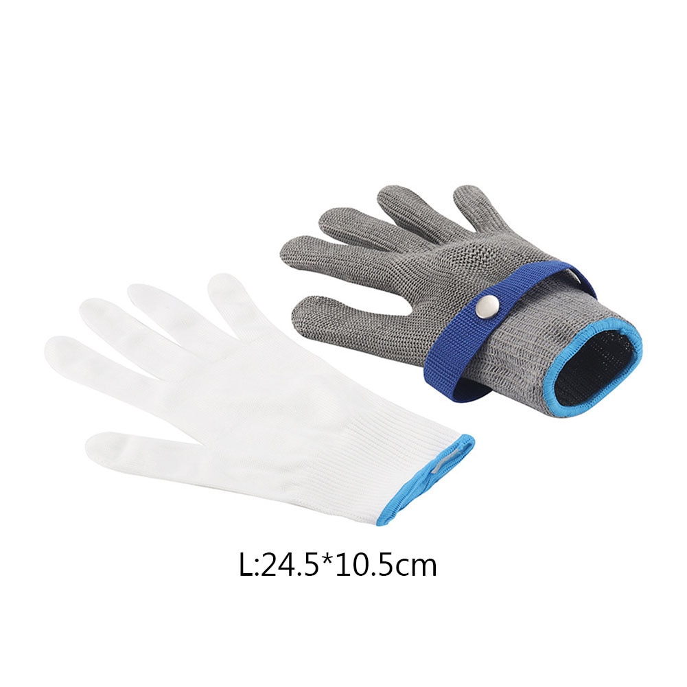 1Pc Cut Resistant Stainless Steel Suitable For Gloves Metal Mesh Work Suitable For Gloves Working Safety Suitable For Gloves Anti Cutting For Oyster Shucking Butcher