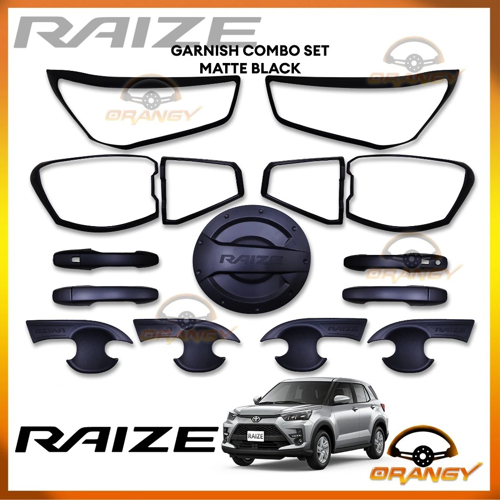 Toyota Raize 2022 to 2025 1.0 Turbo CVT / 1.2 G CVT Garnish Combo