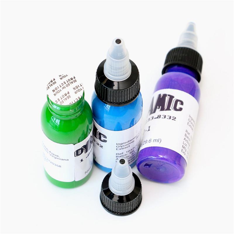 14Colors 5/10/30ml/Bottle Professional TattooInk For Body Art Natural ...