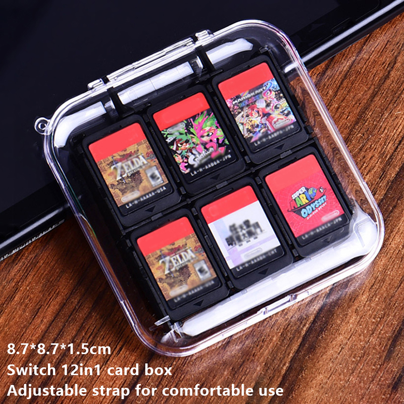 Switch Game Storage Hard Protective Box Game Card Case For Nintendo Switch/Switch Lite/Switch OLED 12 Game Cartridges Holder Lonni