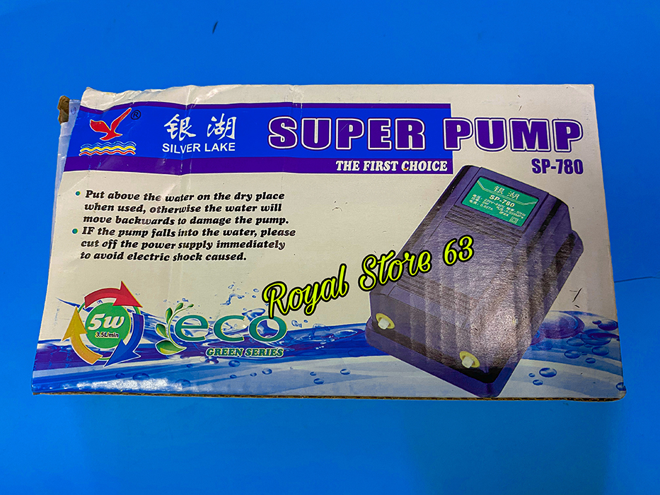 Sủi oxy bể cá 2 vòi super pump sp 780