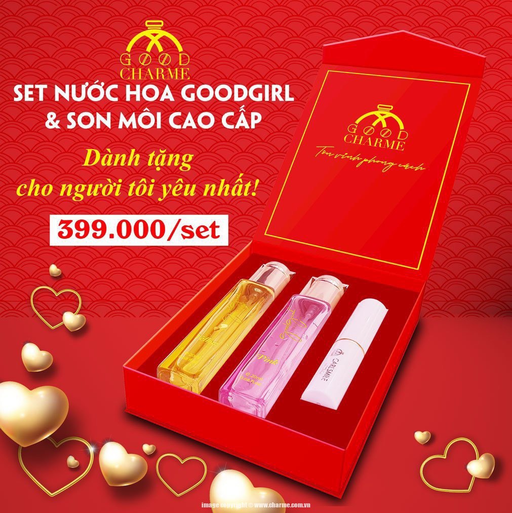 Set 2 Nước Hoa Good Girl 20ml + 1 Son Caresmile Lipstick Cao Cấp - 2 PHÂN LOẠI SẢN PHẨM