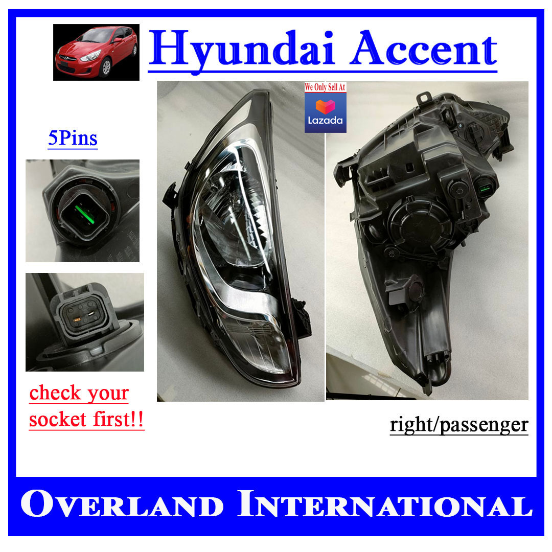 HEADLIGHT HEADLAMP HEAD LIGHT HEAD LAMP For Hyundai Accent 20112013