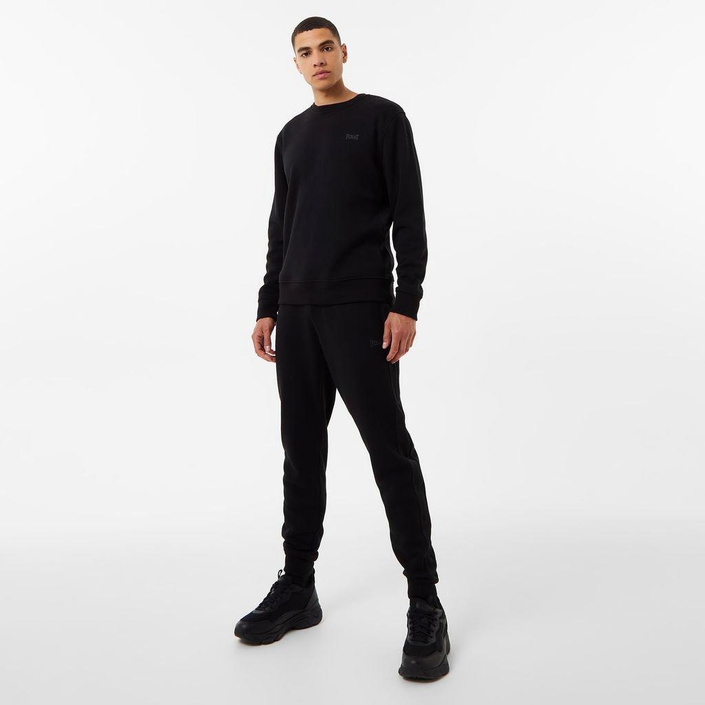 Everlast Mens Premium Closed Hem Joggers Men (Black) Sports