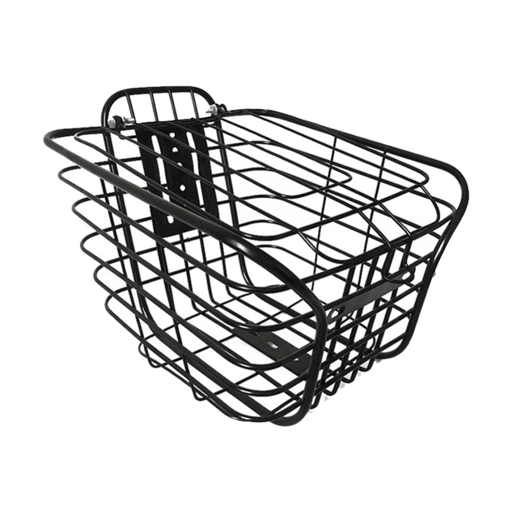 Cycling Front Basket Large-capacity Front Storage Basket with Cover Easy Installation Accessories for Bike Electric Scooter