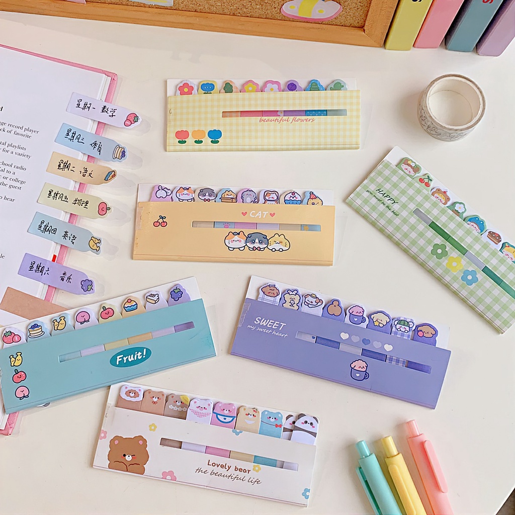 120 cute colorful pattern sticky notes-Aeneas shop