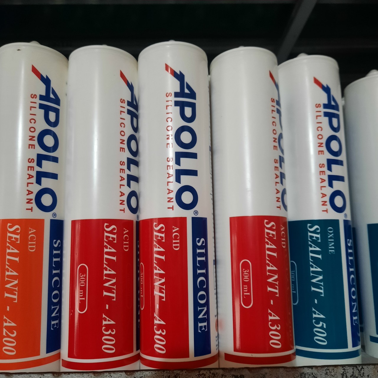 Keo silicon apollo đủ loại A100, A200, A300. A500 (GIÁ 1 LỌ)
