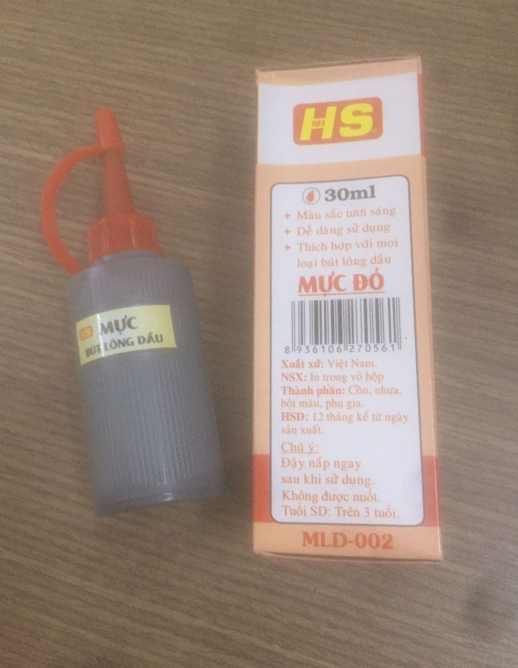 Mực bút lông dầu Hanson MLD-002 30ml