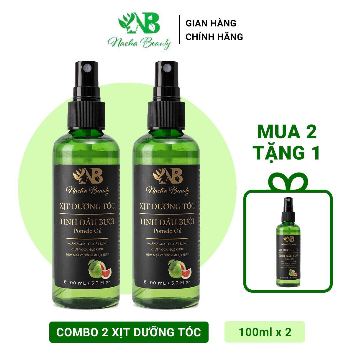 [HCM]Xịt tóc bưởi dưỡng tóc Pomelo trị rụng tóc kích thích mọc tóc 100ml