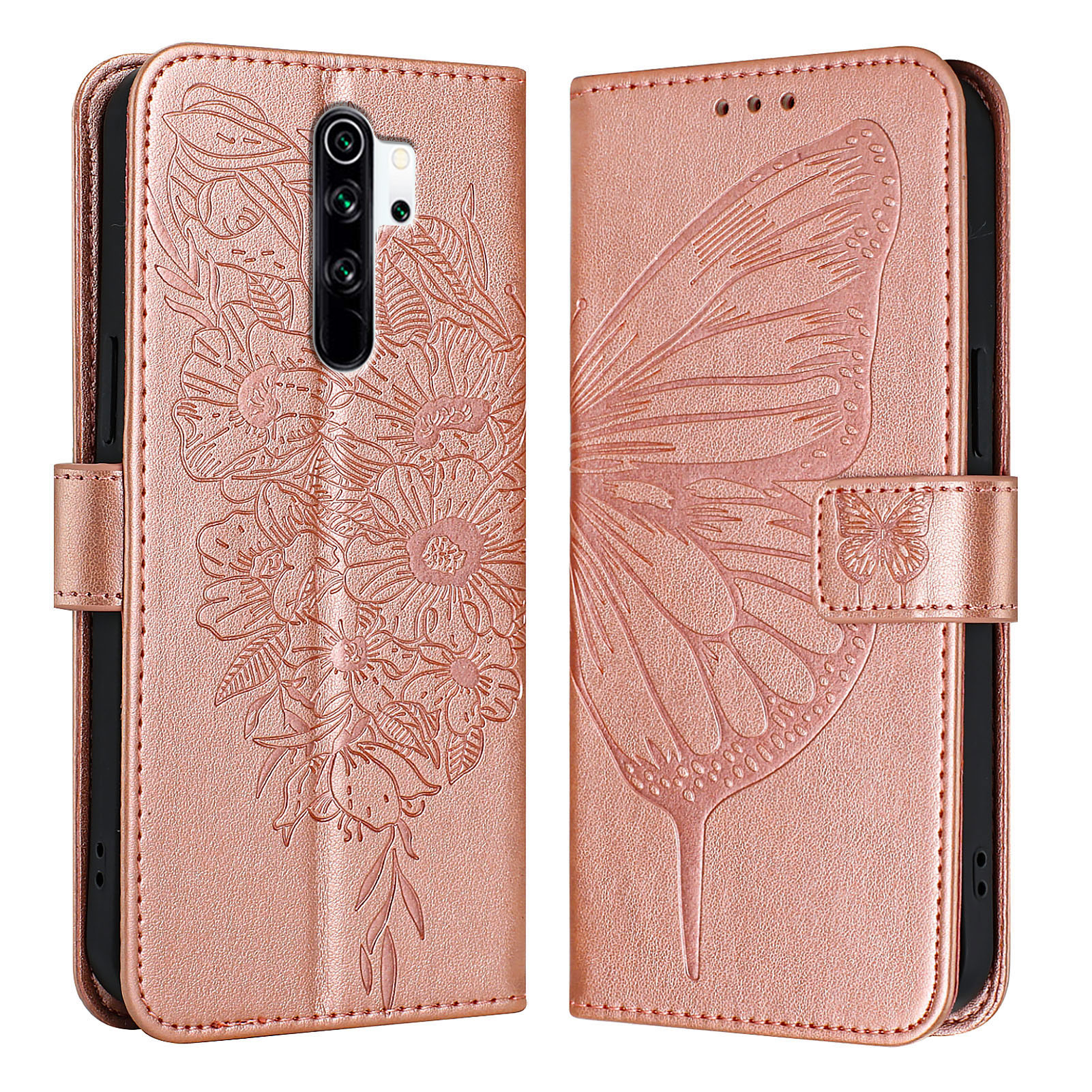 For Redmi Note 7 7S 8 9 9T 10 Pro Max Phone case Luxury Wallet Card Slot Flip cover 3D Stand Holder Butterfly Stand Leather case For Redmi Note 7 7S 8 9 9T 10 Pro Cover casing HP.