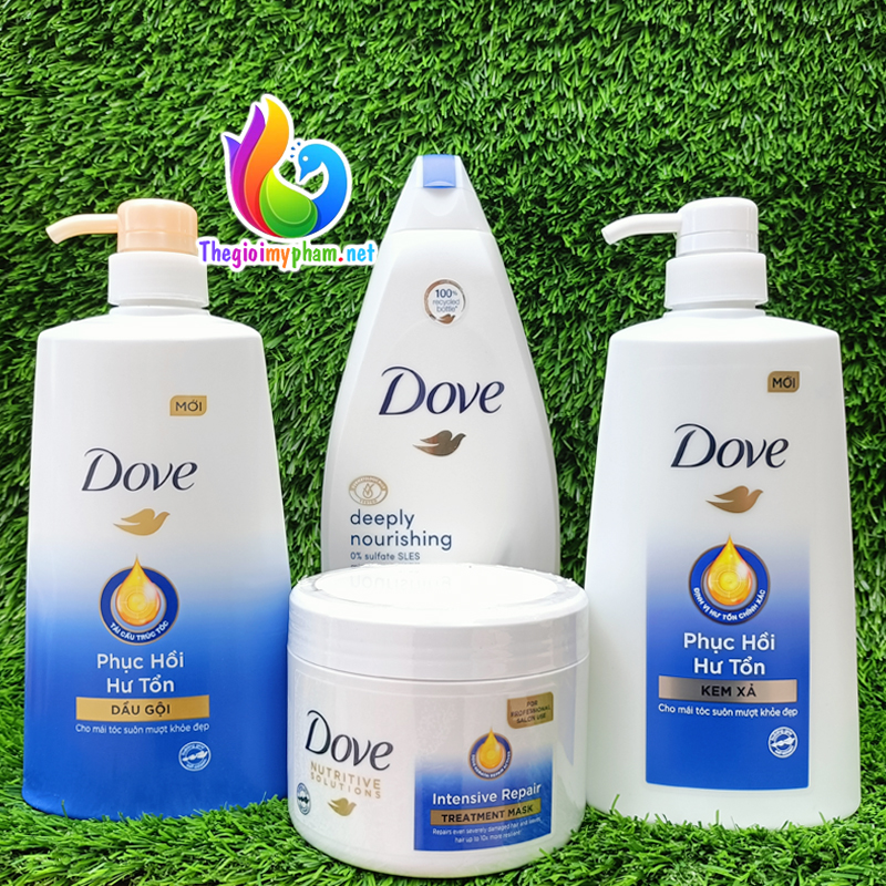 Combo Gội Dove 640g + Xả Dove 610g
