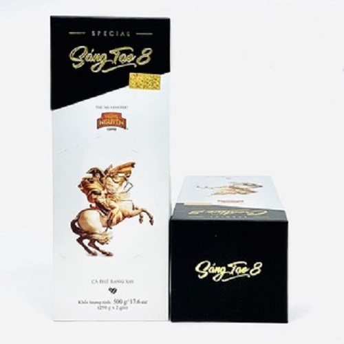 Trung Nguyen Legend Roasted and Ground Coffee for Filter Brewing - Creative 8 - Box of 500Gr