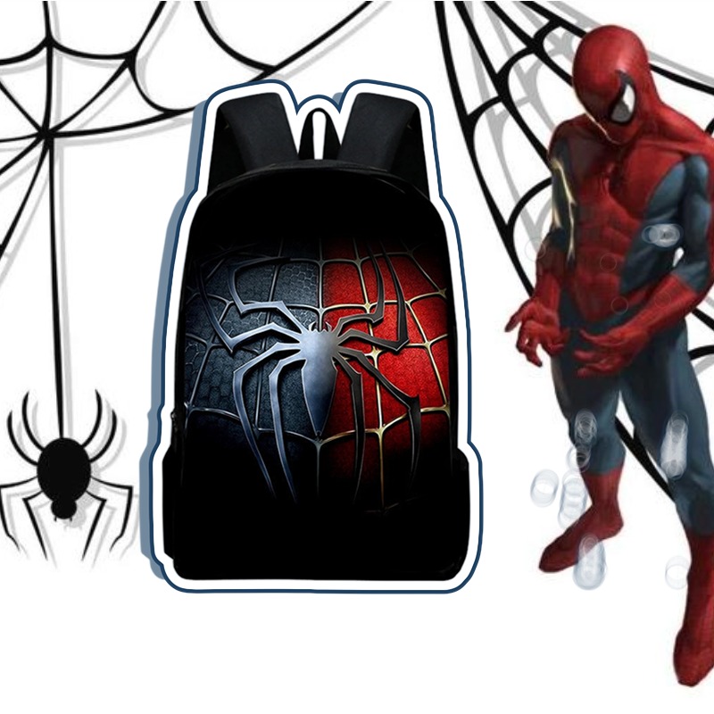 Esspreso Spider Man backpack, elementary school cartoon backpack, boys backpack, Superman Spider Man Batman.