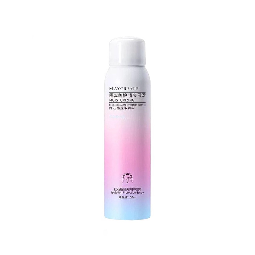 Xịt Chống Nắng Trắng Sáng Da Maycreate 150ml SPF35