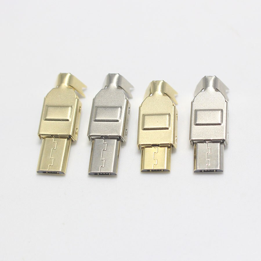 1set Micro Mini Type C Usb 2.0 Usb 3.1 Male Plug Connector Socket Jack Nickel/gold Plated For Diy Data Cable Hifi Audio Adapter