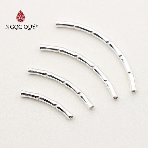 [HCM]Ống đốt tre bạc xỏ ngang - Ngọc Qúy Gemstones