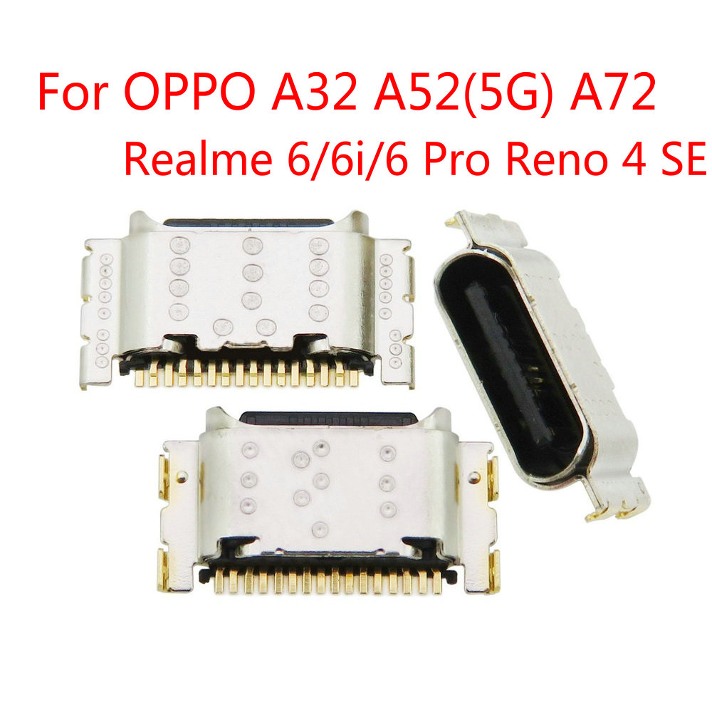 Connecteur De Charge USB-C Pour Oppo A52, A72, A92, Reno 5 Lite - Pièce Neuve